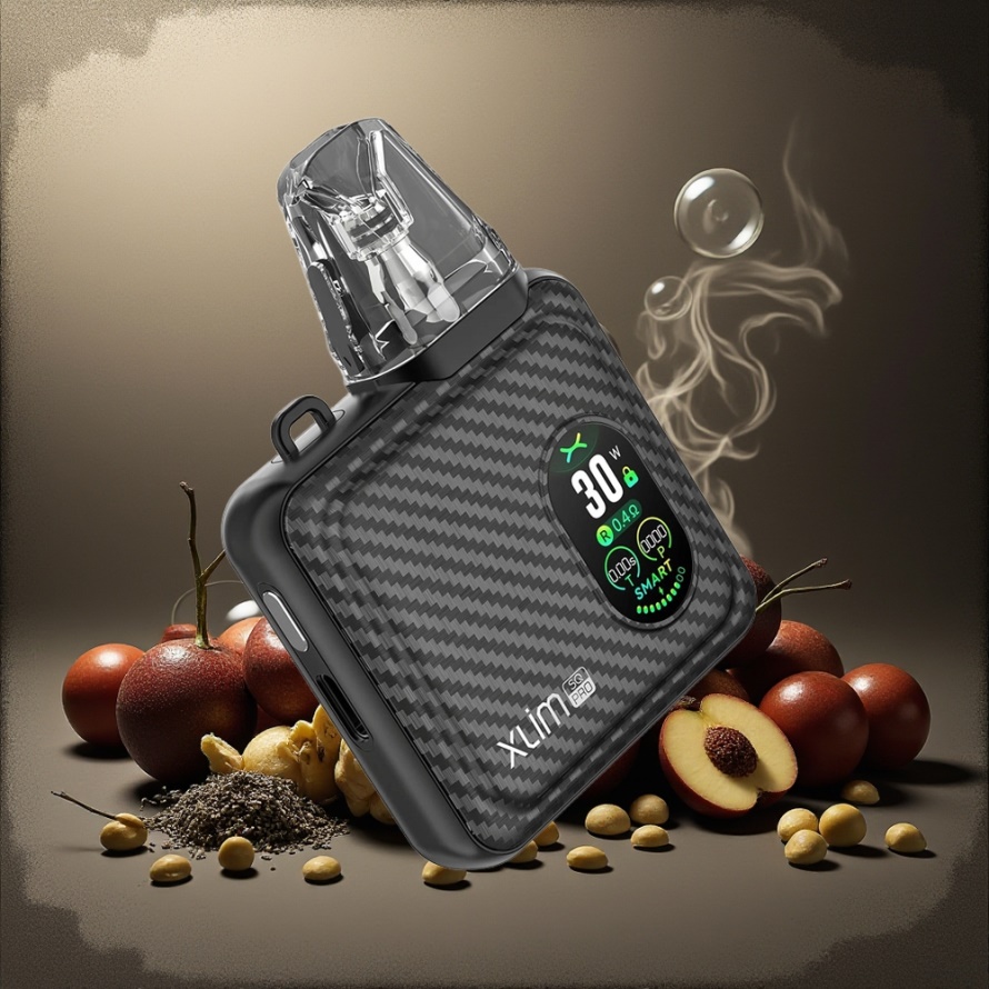 Oxva Xlim SQ Pro 30W TFT Luftflöde 1200 mAh svensk grossist Svart Kol