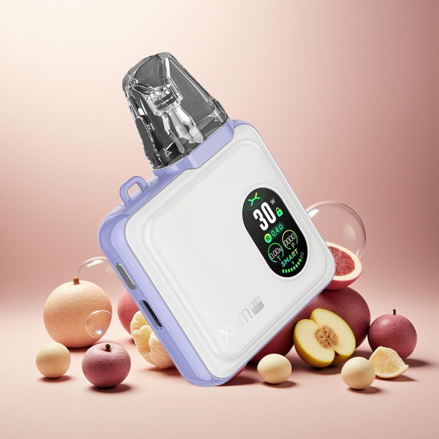 Oxva Xlim SQ Pro Svensk Grossist Vape Kit Lila Vit med 30W & 1200 mAh