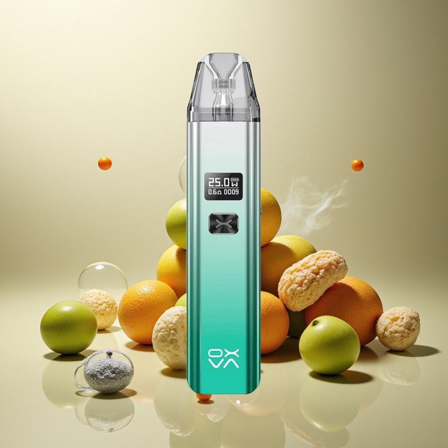 Oxva Xlim Pod 25W 900mAh Skär Silver Grön med svensk grossist