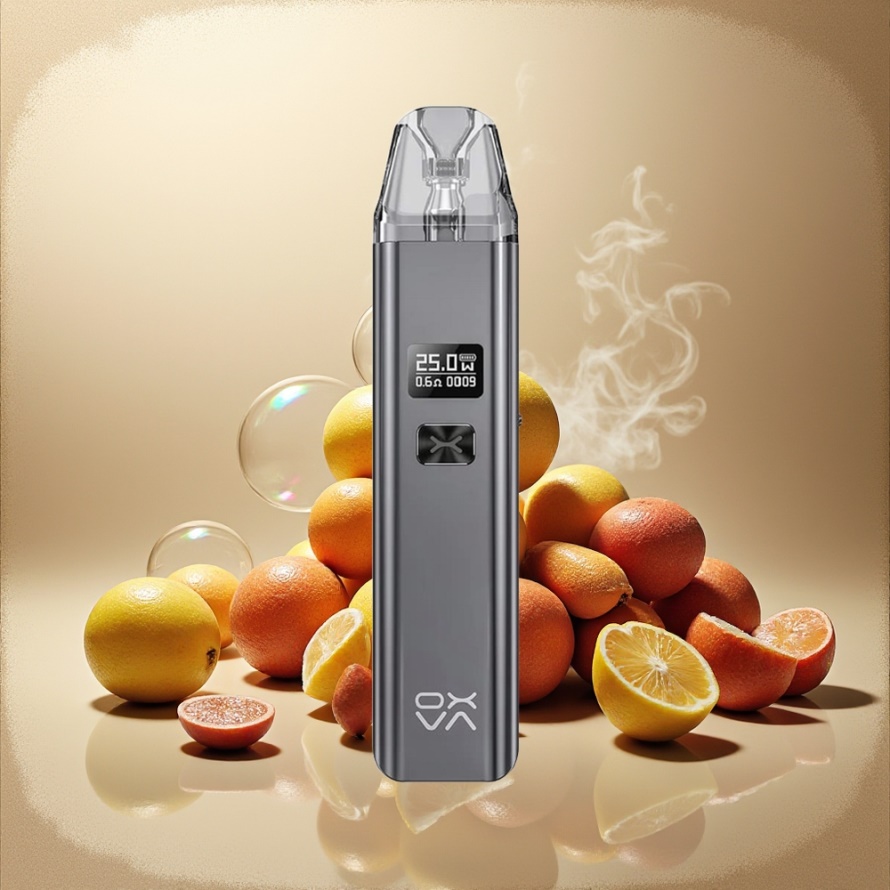 Oxva Xlim Pod Glänsande Kanonmetall 25W 900mAh 0.42" Skärm Svensk Grossist