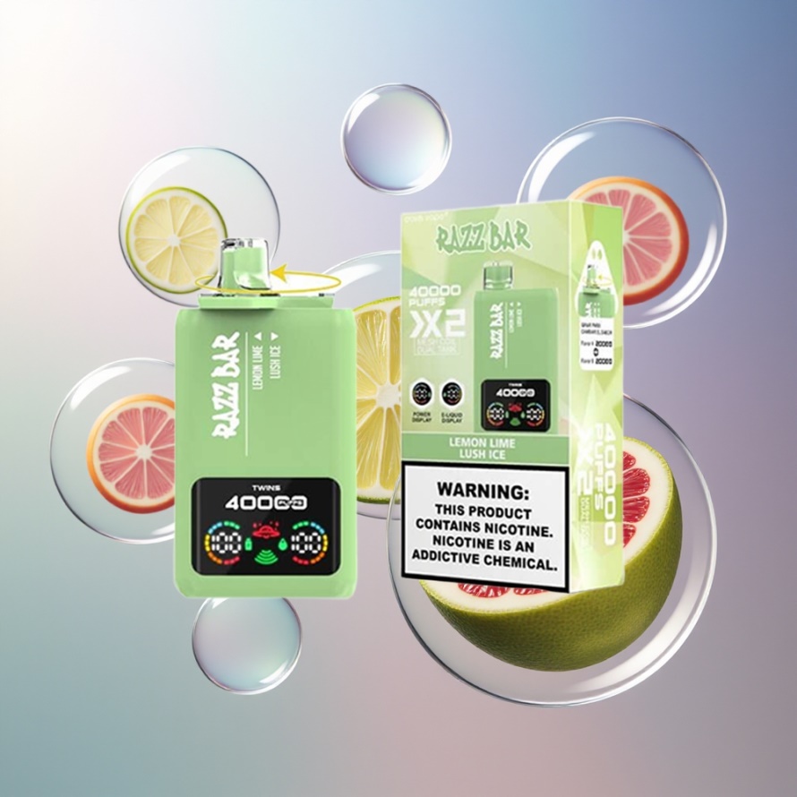 Razz Bar 40000 Puffs Engångsvape Citron Lime/Lush Is – Svensk Grossist