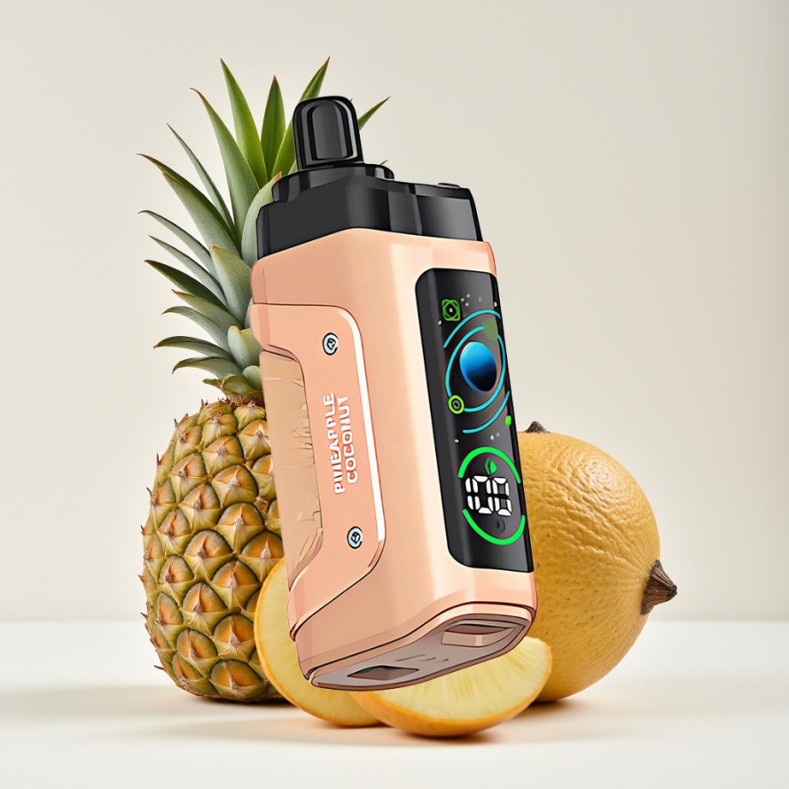 Razz Bar 45000 Puffs Engångsvape Ananas Kokos – Perfekt för svensk grossist