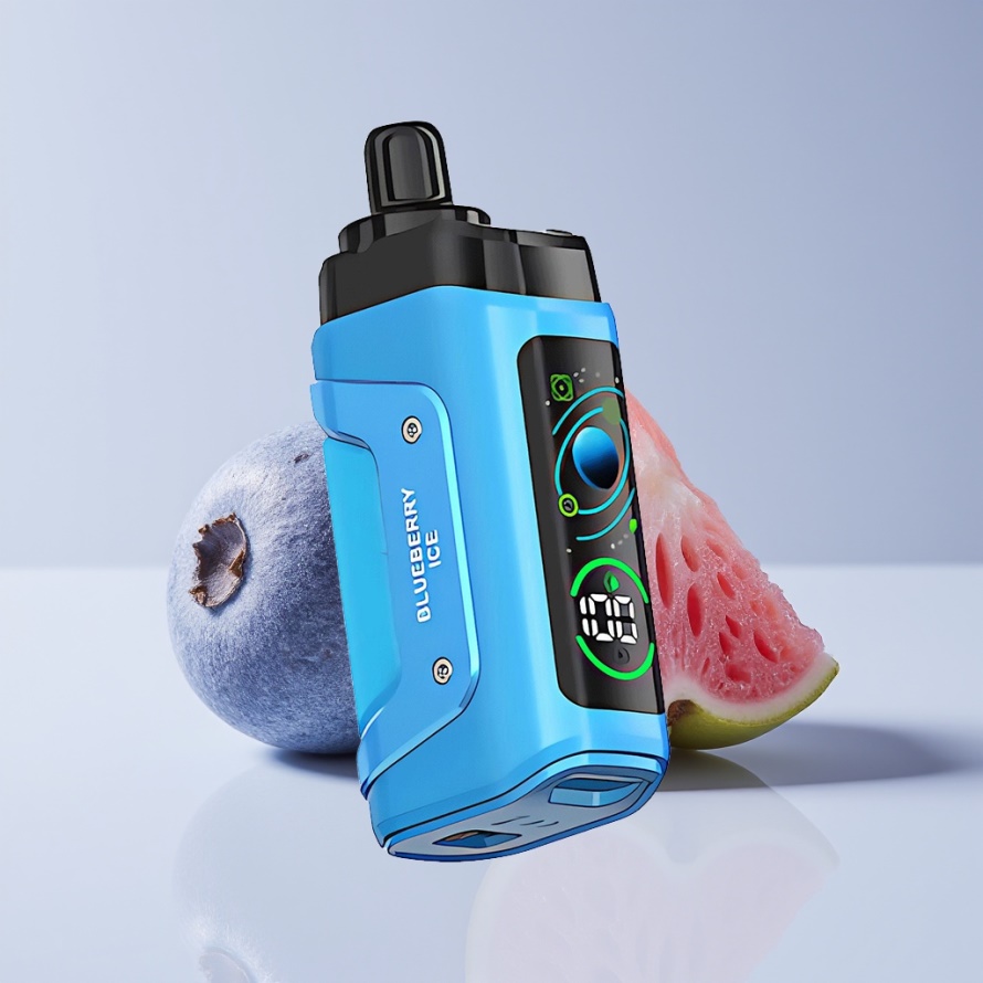 Razz Bar 45000 Puffs Engångsvape Blåbärsis – Perfekt för svensk grossist