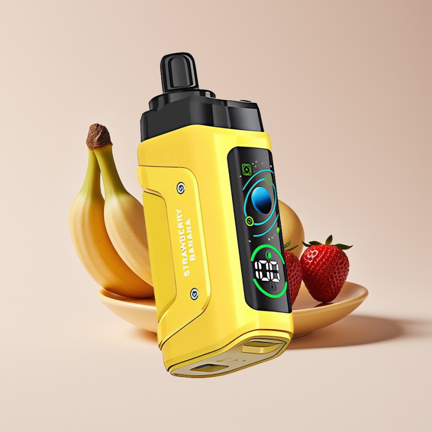 Razz Bar 45000 Puffs Engångsvape Jordgubb Banan – Perfekt för svensk grossist