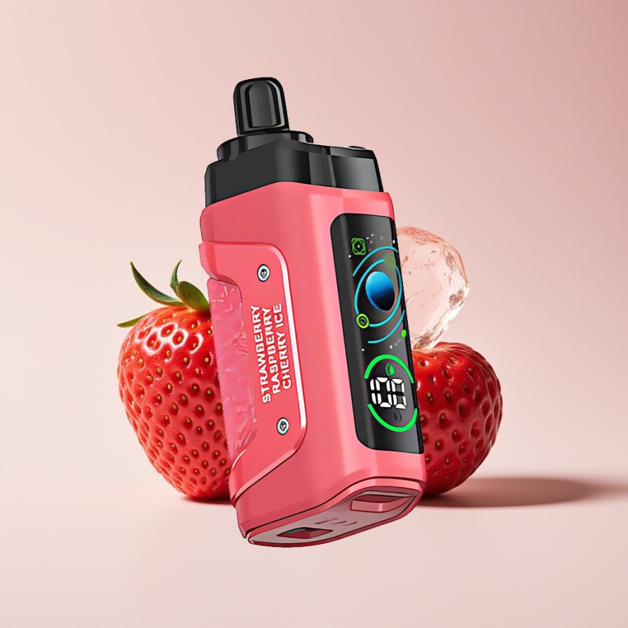 Razz Bar 45000 Puffs Engångsvape Jordgubb Körsbär Is – Perfekt för svensk grossist