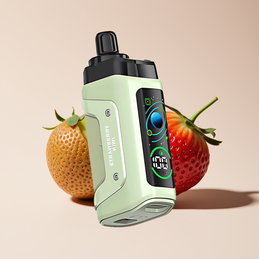 Razz Bar 45000 Puffs Engångsvape Jordgubb Kiwi – Perfekt för svensk grossist