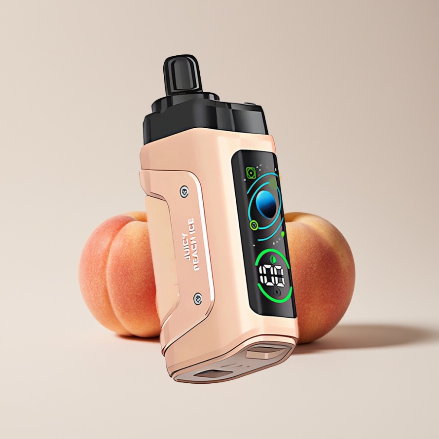 Razz Bar 45000 Puffs Engångsvape Juicy Peach Ice – Perfekt för svensk grossist