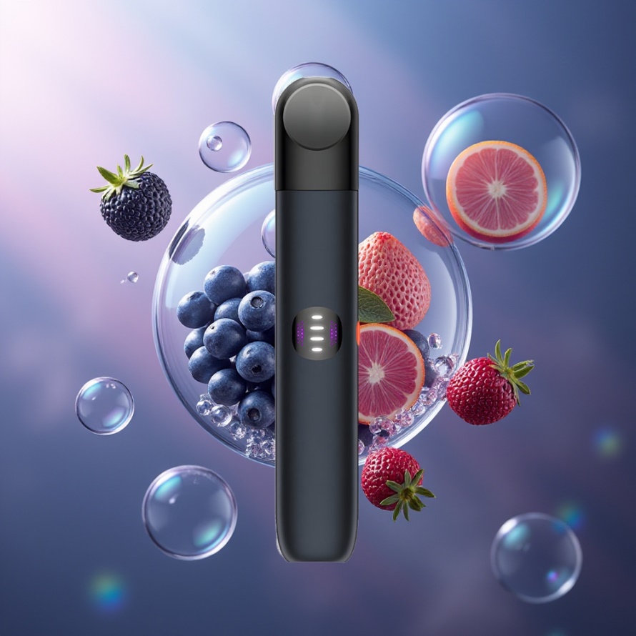 RELX Infinity 2 Plus Enhet Svart Safir – Justerbar 10W, 440mAh, Svensk Grossist