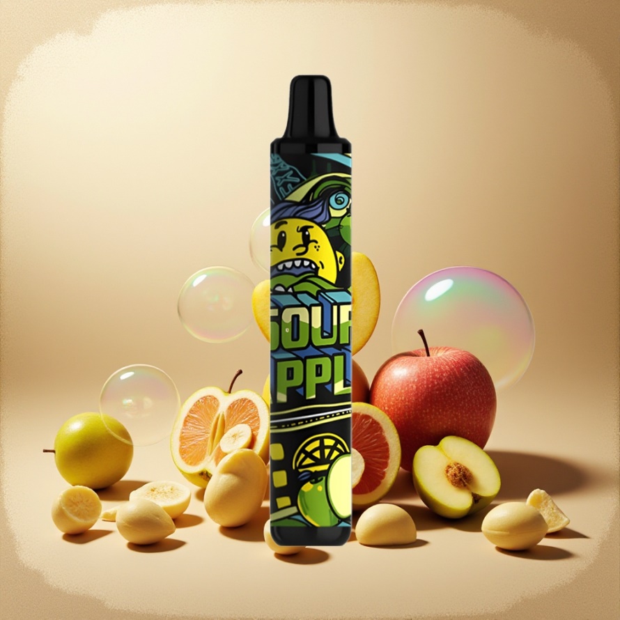 SMOK MINIONE 1600 Puffs 4.5ml 800mAh Engångs Vape Sur Äpple svensk grossist