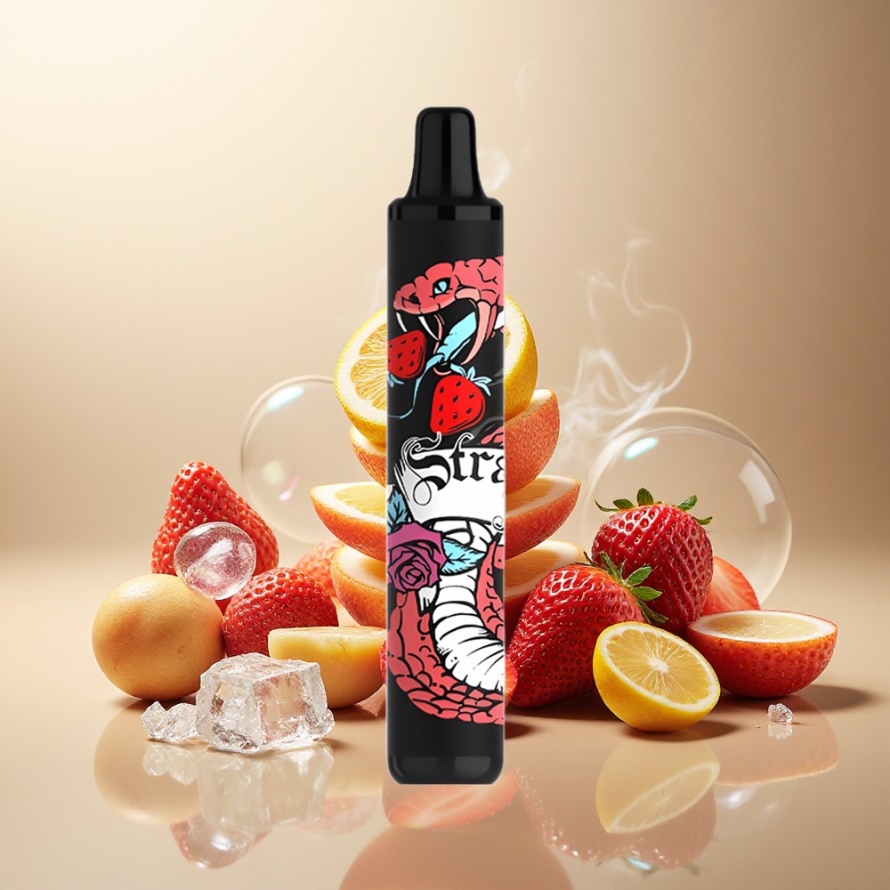 SMOK MINIONE 1600 Puffs 4.5ml 800mAh Engångsvape Jordgubb Is svensk grossist