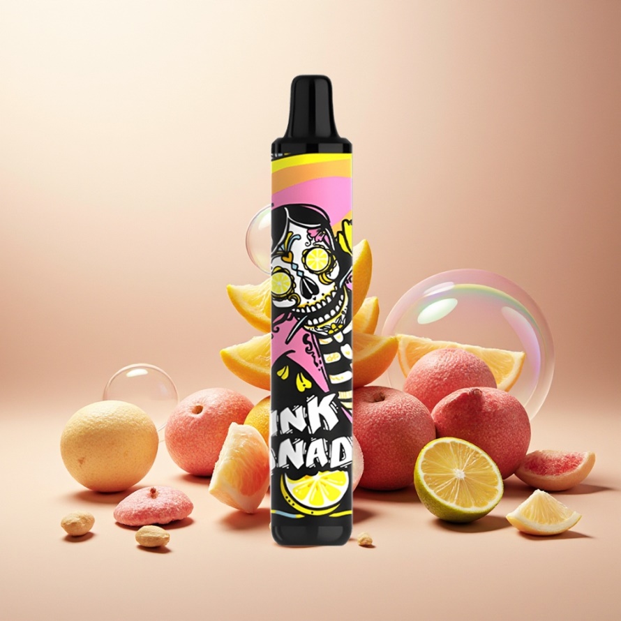 SMOK MINIONE 1600 Puffs 4.5ml Svensk Grossist Engångs Vape Rosa Citronad