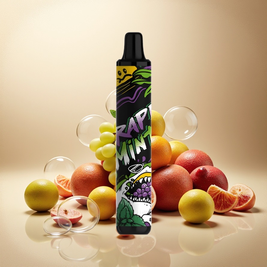 SMOK MINIONE 1600 Puffs Engångs Vape Druva Mynta 4.5ml 800mAh svensk grossist