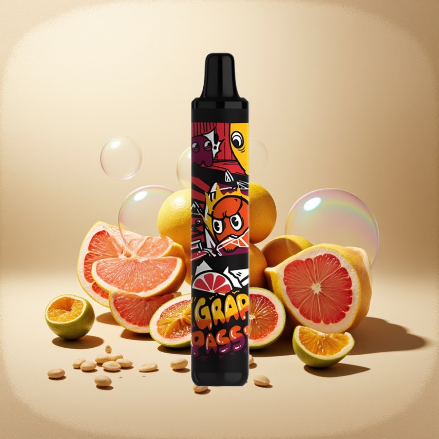 SMOK MINIONE 1600 Puffs Engångsvape Grapefrukt Passionfrukt 4.5ml 800mAh svensk grossist