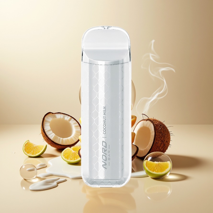 SMOK NORD BAR 4000 Puffs Engångs Vape Kokosmjölk 8.5ml 50mg/ml svensk grossist