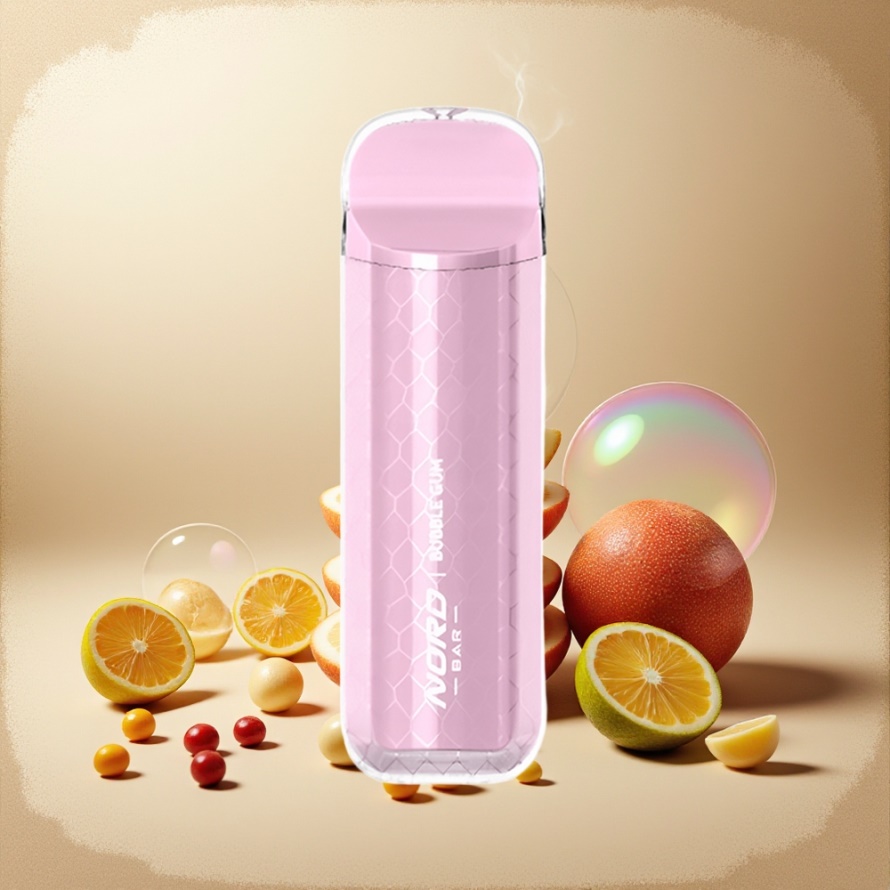 SMOK NORD BAR 4000 Puffs Engångs Vape Tuggummi (97.85mm, 600mAh, 8.5ml) svensk grossist