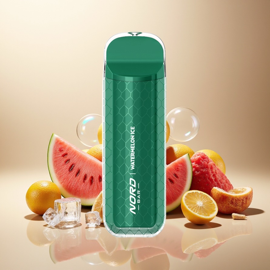 SMOK NORD BAR 4000 Puffs Engångs Vape Vattenmelon Is 8.5ml 50mg/ml svensk grossist