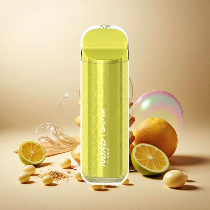 SMOK NORD BAR 4000 Puffs Engångsvape Citrontårta Svensk Grossist 8.5ml 50mg