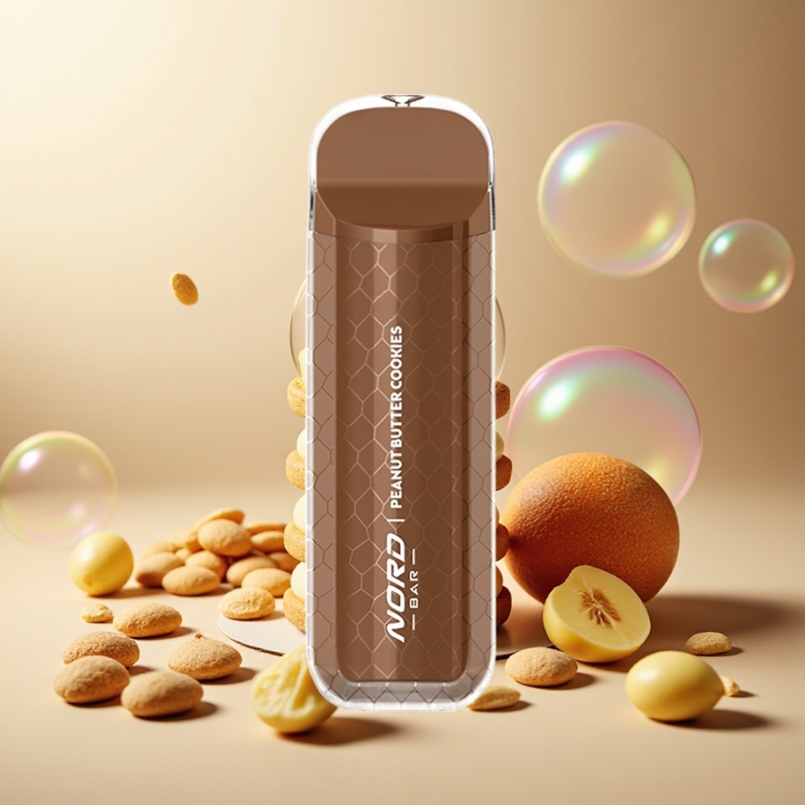 SMOK NORD BAR 4000 Puffs Engångsvape Jordnötssmåkakor 8.5ml 50mg/ml svensk grossist