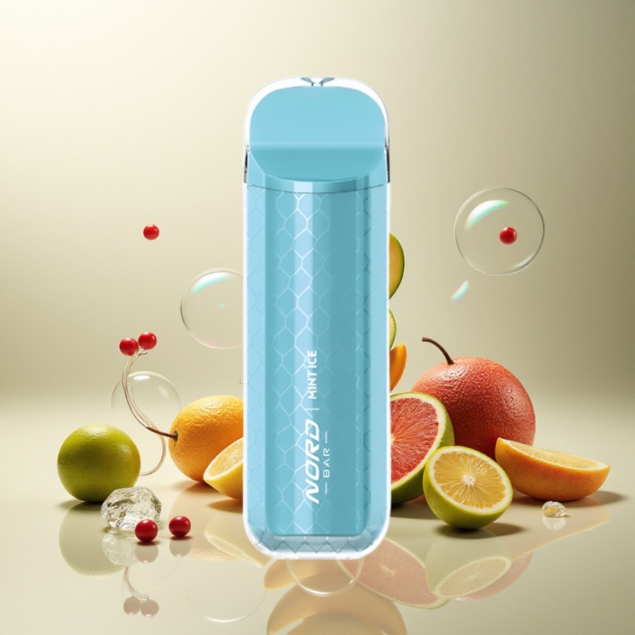 SMOK NORD BAR 4000 Puffs Svensk Grossist Engångs Vape Mint Is 8.5ml 600mAh 50mg/ml