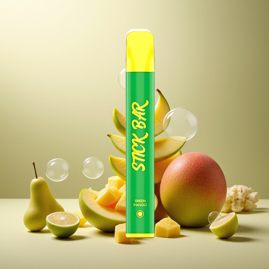 SMOK Stick Bar 1000 Puffs Engångsvape Grönt Mango 550mAh svensk grossist