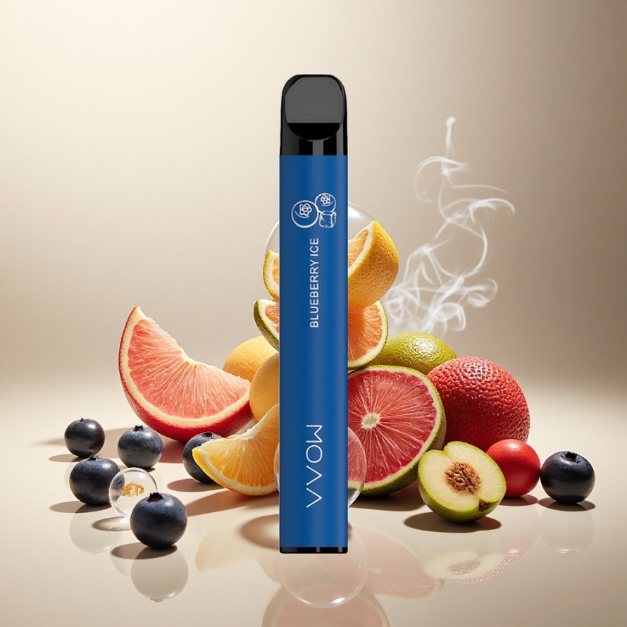 SMOK VVOW 600 Puffs Engångs E-Cigg Blåbär Is 2ml 500mAh svensk grossist