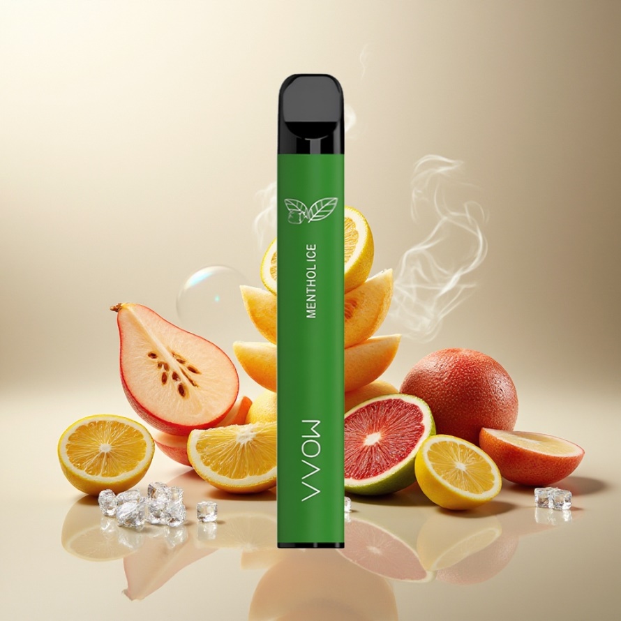 SMOK VVOW 600 Puffs Engångs E-cigarett Menthol Is 2ml 2% Nikotin Svensk Grossist