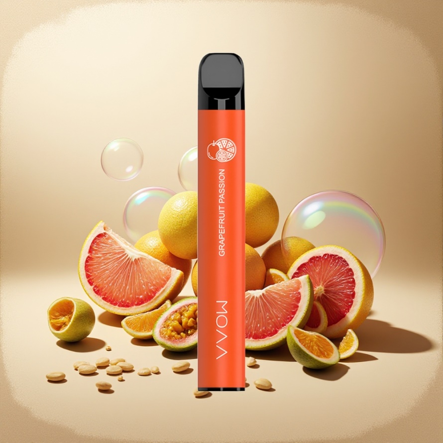 SMOK VVOW 600 Puffs Engångs Vape Grapefrukt Passion 2ml 500mAh svensk grossist