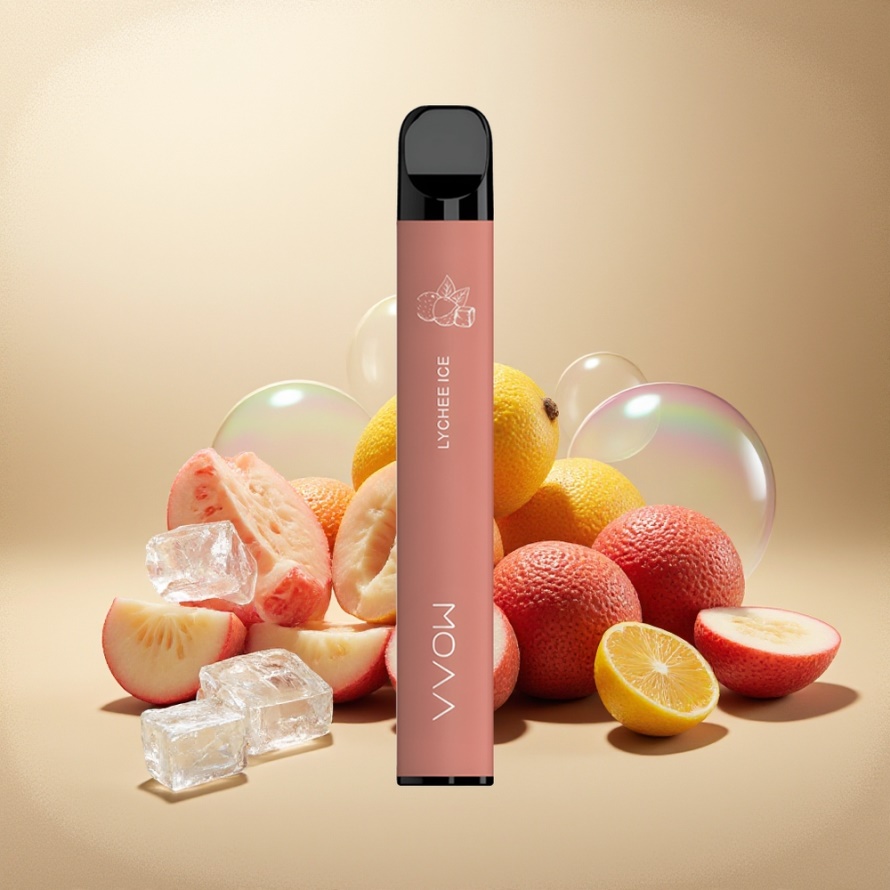 SMOK VVOW 600 Puffs Engångs Vape Litchi Is svensk grossist 2ml 500mAh 2% Nikotin
