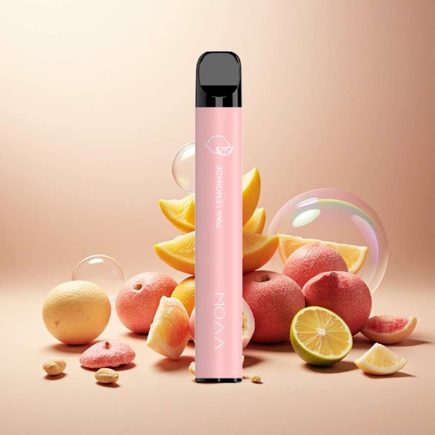 SMOK VVOW 600 Puffs Engångs Vape Rosa Citronad Svensk Grossist – 2ml, 2% Nikotin, 500mAh