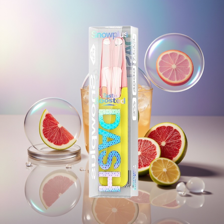 Snowplus Dash 4000 Puffs Engångsenhet Citron IsTe 7.5ml 530mAh Svensk Grossist