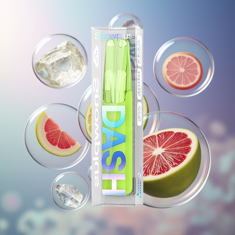Snowplus Dash 4000 Puffs Engångsenhet Citron Lime Is 7.5 ml 530 mAh Svensk Grossist
