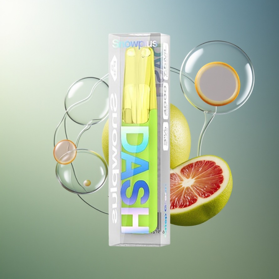 Snowplus Dash 4000 Puffs Engångsenhet Frisk Grön Ceramic 530mAh 7.5ml svensk grossist