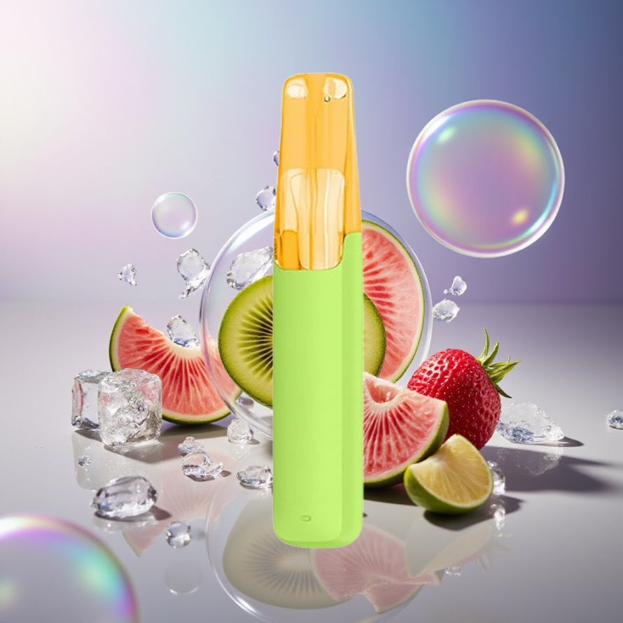 Snowplus Dash 4000 Puffs Engångsenhet Kiwi Is 7,5 ml 530 mAh Svensk Grossist