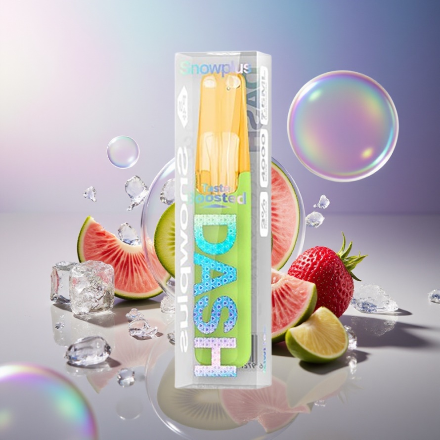 Snowplus Dash 4000 Puffs Engångsenhet Kiwi Is 7,5 ml 530 mAh Svensk Grossist
