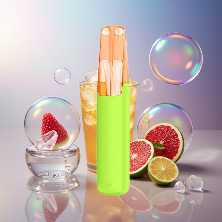 Snowplus Dash 4000 Puffs Engångsenhet Med 530 mAh & 7.5 ml Svenska Grossist Sprudlande Isad Lemon Te