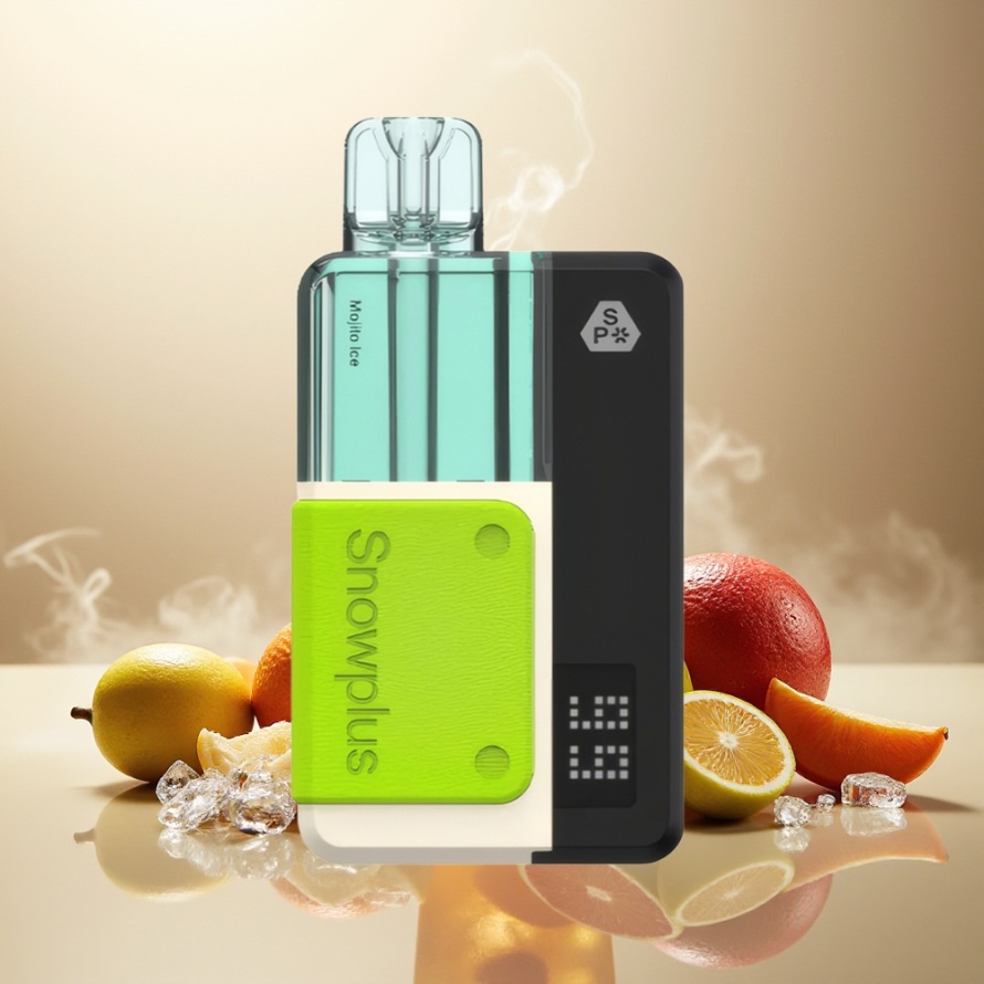 Snowplus Swift 15000 Puffs Pod Kit Mojito Is (svensk grossist) med 1000 mAh batteri, 2+10 ml tank, Dual Mesh.