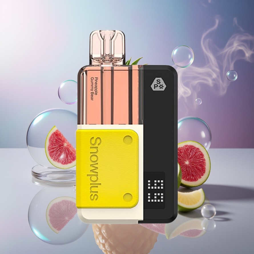 Snowplus Swift 5000 Puffs Färdigfylld Pod Kit Ananas Gummibjörn (43x81x25, 65g, 1000mAh) svensk grossist