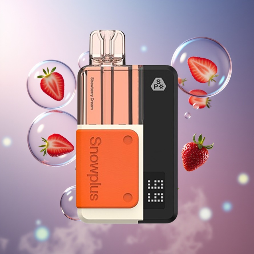 Snowplus Swift 5000 Puffs Förfylld Pod Kit Jordgubbsdröm Dual Mesh 1000mAh Svensk Grossist