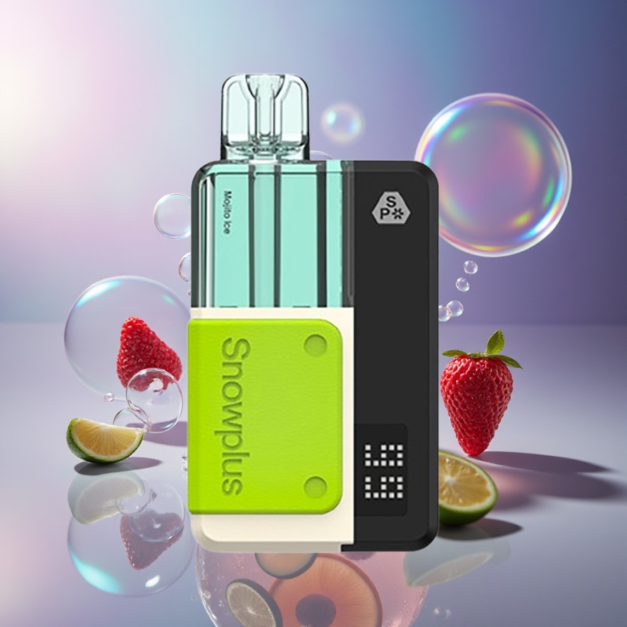 Snowplus Swift 5000 Puffs Förfylld Pod Kit Mojito Is 43x81x25 65g Dual Mesh 1000mAh 2+10ml 2% svensk grossist