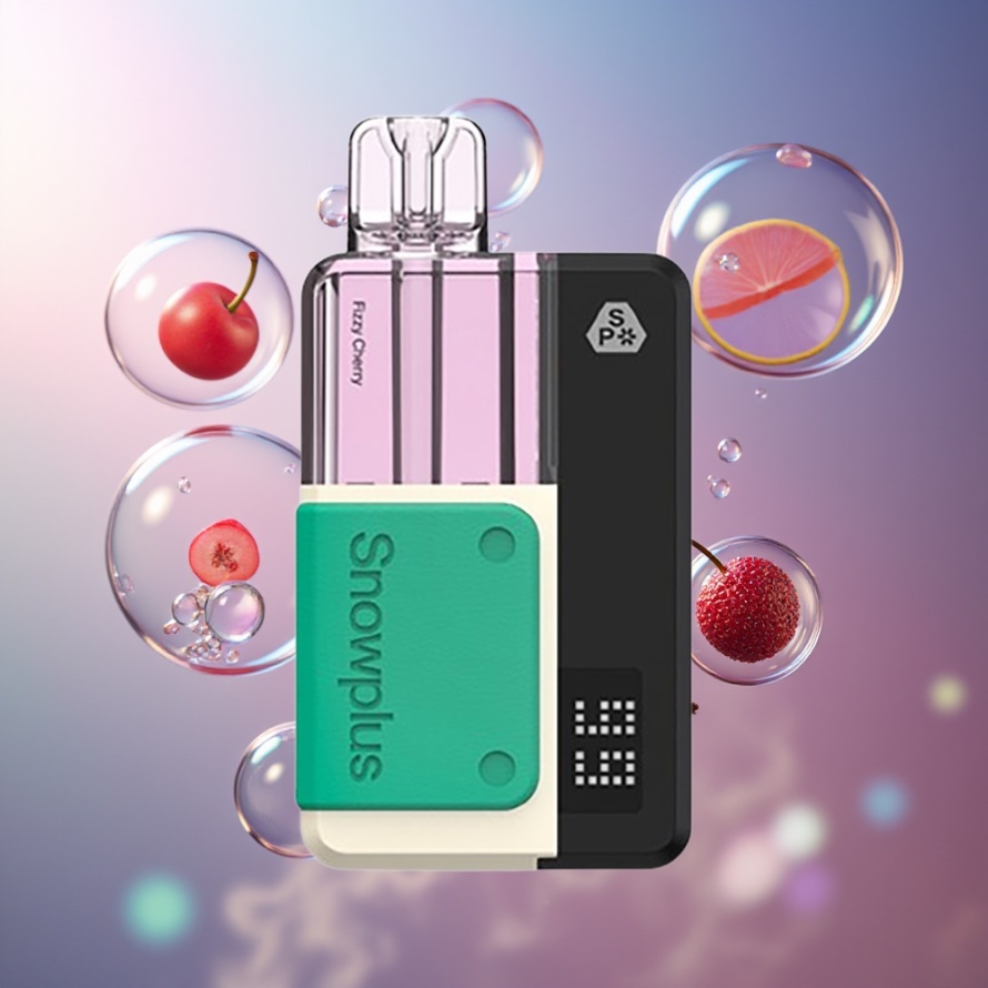 Snowplus Swift 5000 Puffs Förfylld Pod Kit Spritande Körsbär – Svensk Grossist – 43x81x25mm, 65g, Dual Mesh, 1000mAh, 2+10ml, 2%