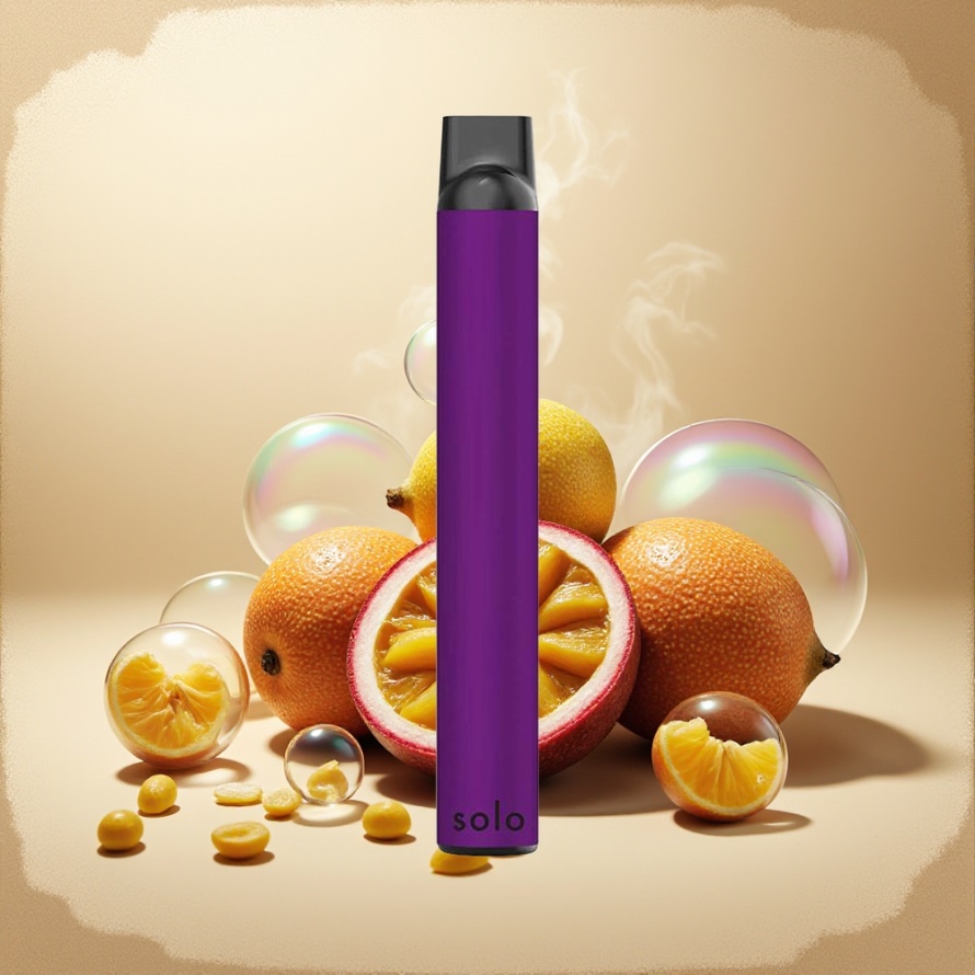 Solo 1000 Puffs Engångs Vape Passionsfrukt Mesh Coil 3.5ml svensk grossist