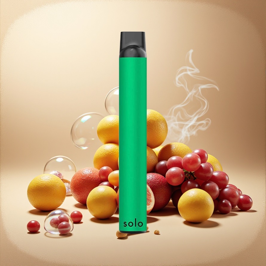 Solo 1000 Puffs Engångs Vape Söt Druva Mesh Coil 3.5ml svensk grossist