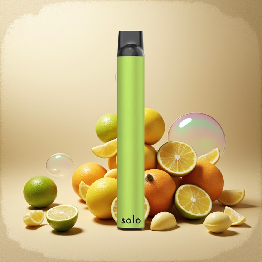 Solo 1000 Puffs Engångs Vape Sur Citron - Svensk Grossist - 3.5ml/550mAh Mesh