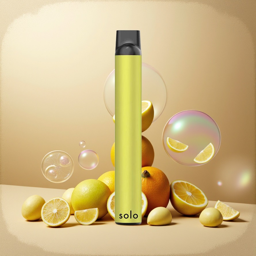 Solo 1000 Puffs Engångs Vape Sur Citron Svensk Grossist Mesh 3.5ml 550mAh