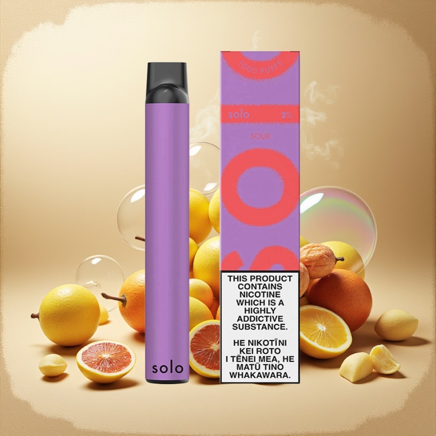 Solo 1000 Puffs Engångsvape Sur Mesh 3.5ml 550mAh svensk grossist