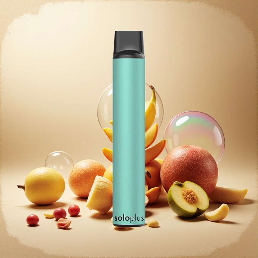 Solo Plus 2800 Puffs Engångs Vape Söt Mesh Coil 6.5ml 950mAh svensk grossist