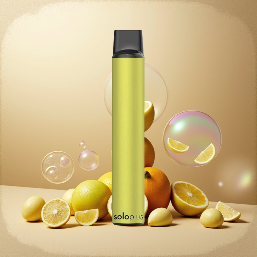 Solo Plus 2800 Puffs Engångs Vape Sur Citron 6.5ml 950mAh Mesh Coil svensk grossist