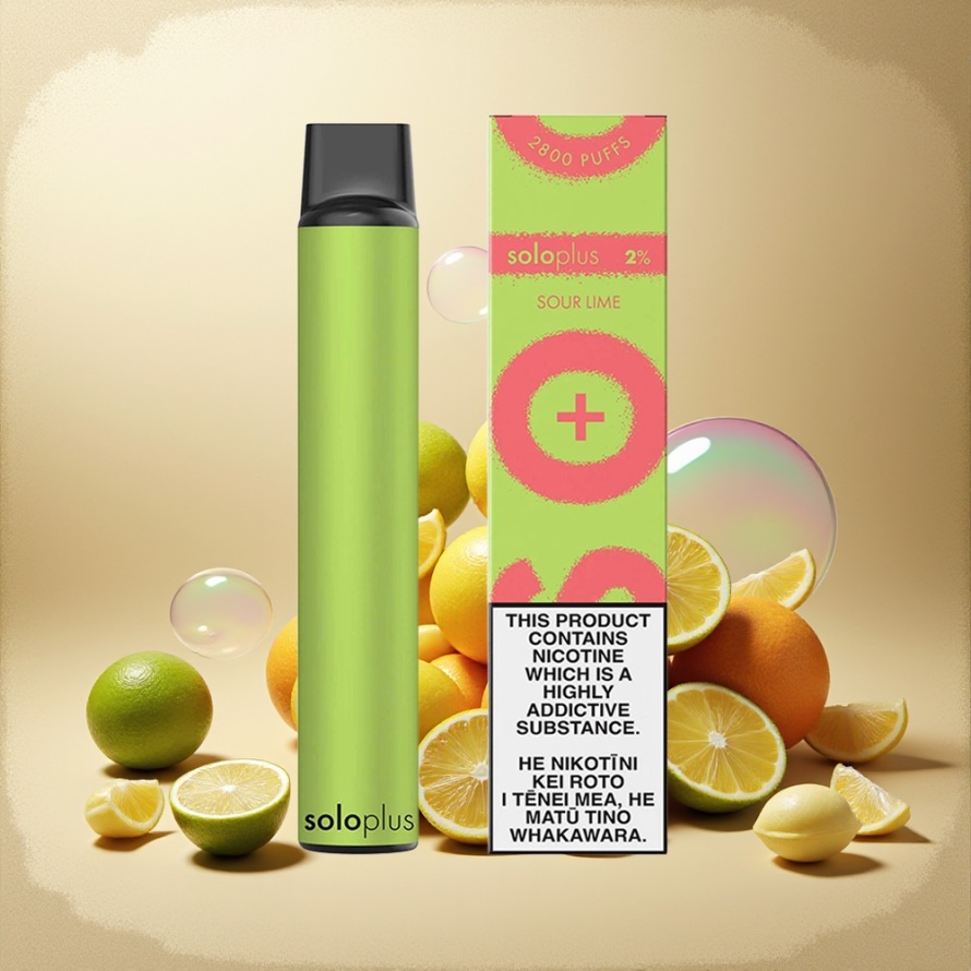 Solo Plus 2800 Puffs Engångs Vape Sur Citron (6.5ml, 950mAh) svensk grossist