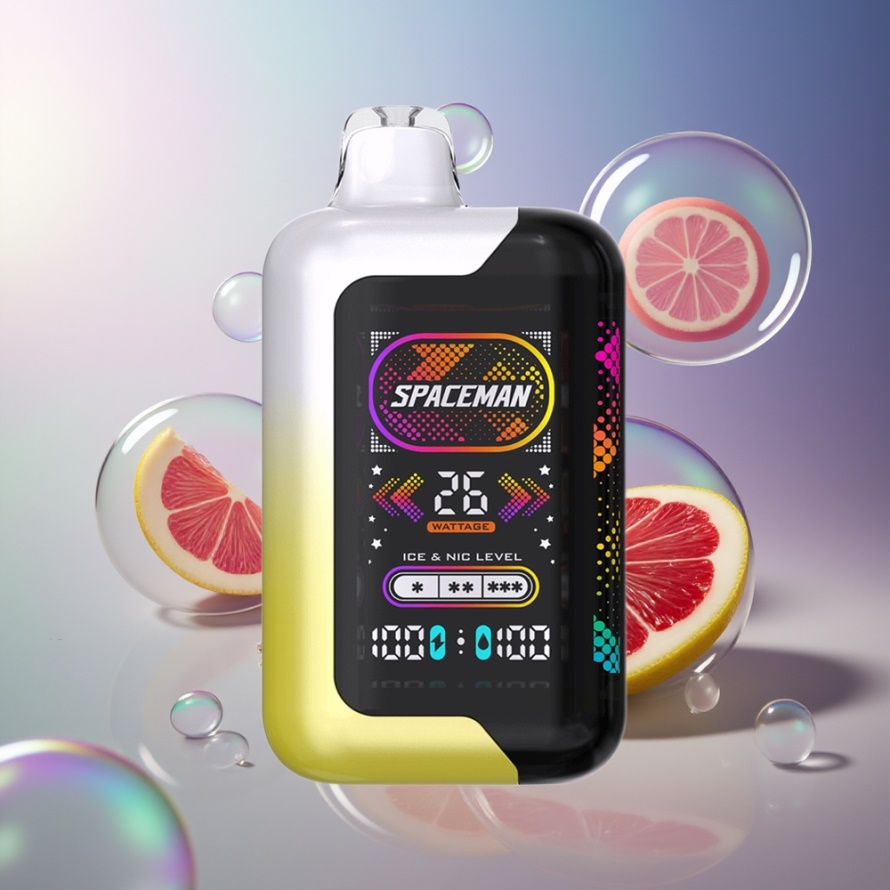 SPACEMAN SP40000 Engångs Vape Citron Pop 20ml 50mg/ml 1000mAh svensk grossist