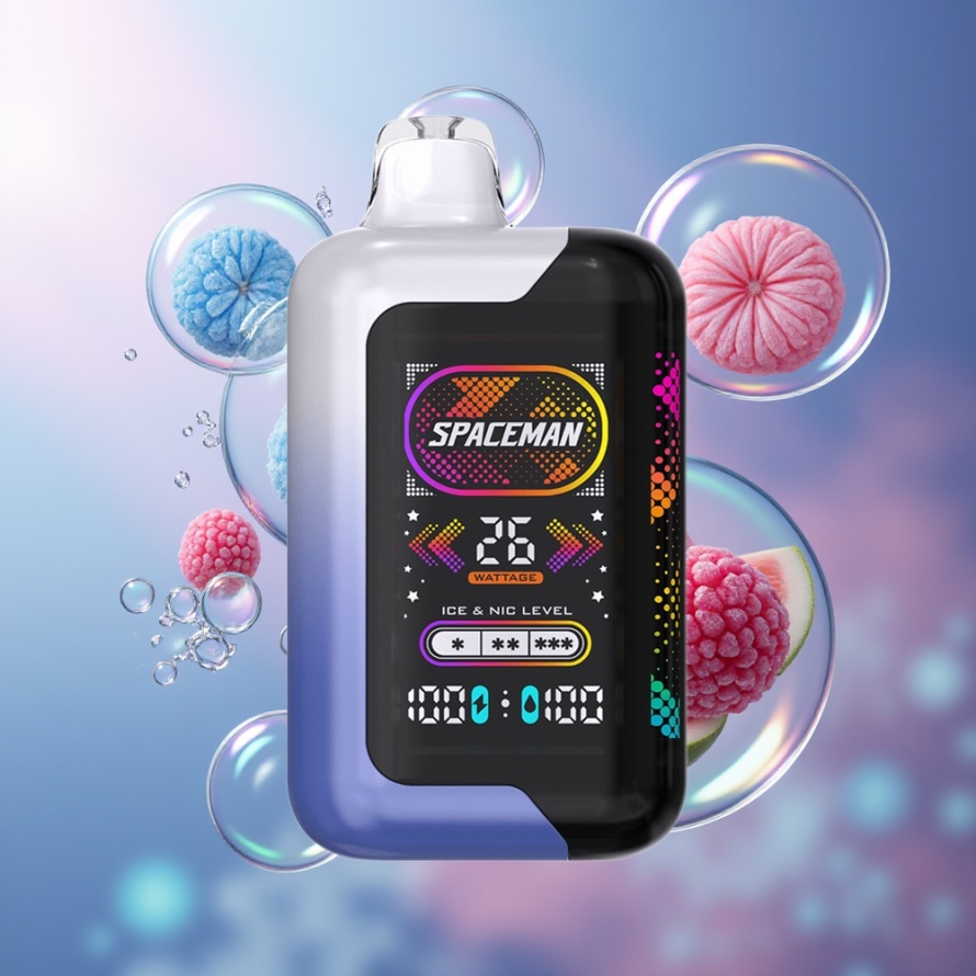 SPACEMAN SP40000 Engångsvape Blå Hallon Is 20ml 1000mAh svensk grossist